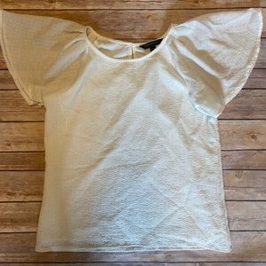 Banana Republic Flutter Sleeve Blouse